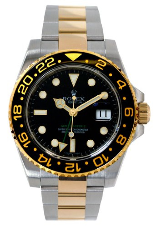 Used Rolex GMT-Master II 116713 Gold & Steel